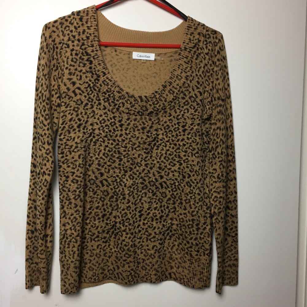 Calvin Klein Animal Print Sweater